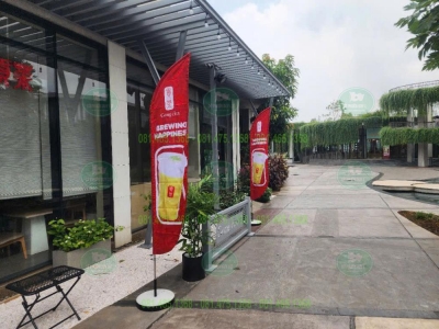 DỰ ÁN CỜ PHƯỚN GIỌT NƯỚC CHO HỆ THỐNG GONG CHA: IN LOGO, GIAO LẮP HƠN 1500 BỘ TOÀN QUỐC