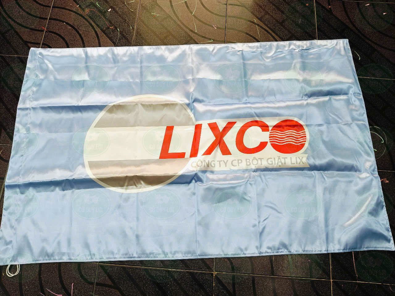 in may cờ công ty bột giặt lix