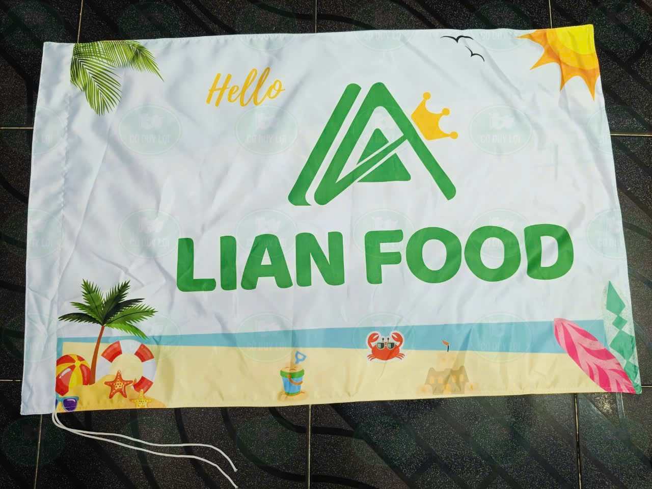 in may cờ công ty lian food