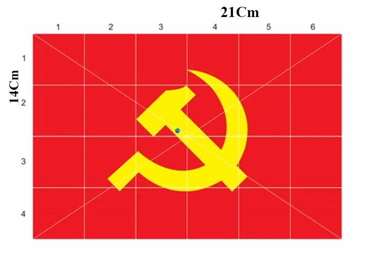 K&iacute;ch thước cờ Đảng